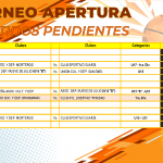 Programación de Partidos Pendientes